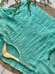 Resham Chikankari Hand Embroidered Women's Yog Anarkali Kurta