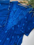 Viscose Chikankari Hand Embroidered Kurta and Dupatta