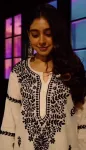 Rayon Chikankari Hand Embroidered Women's Solid Long Kurta Palazzo set