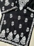Rayon Chikankari Handwork women kurta palazzo set