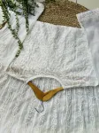 Resham Chikankari Hand Embroidered Women's Yog Anarkali Kurta