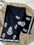 Rayon Chikankari Handwork women kurta palazzo set